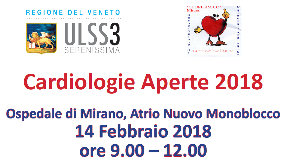 Cardiologie Aperte 2018 – 14 Febbraio 2018